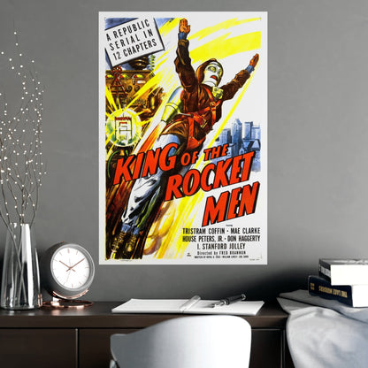 KING OF THE ROCKET MEN 1949 - Paper Movie Poster-The Sticker Space