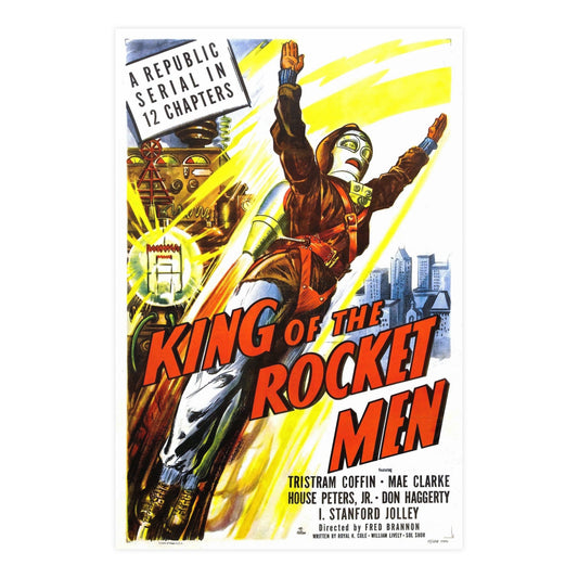 KING OF THE ROCKET MEN 1949 - Paper Movie Poster-24″ x 36″ (Vertical)-The Sticker Space