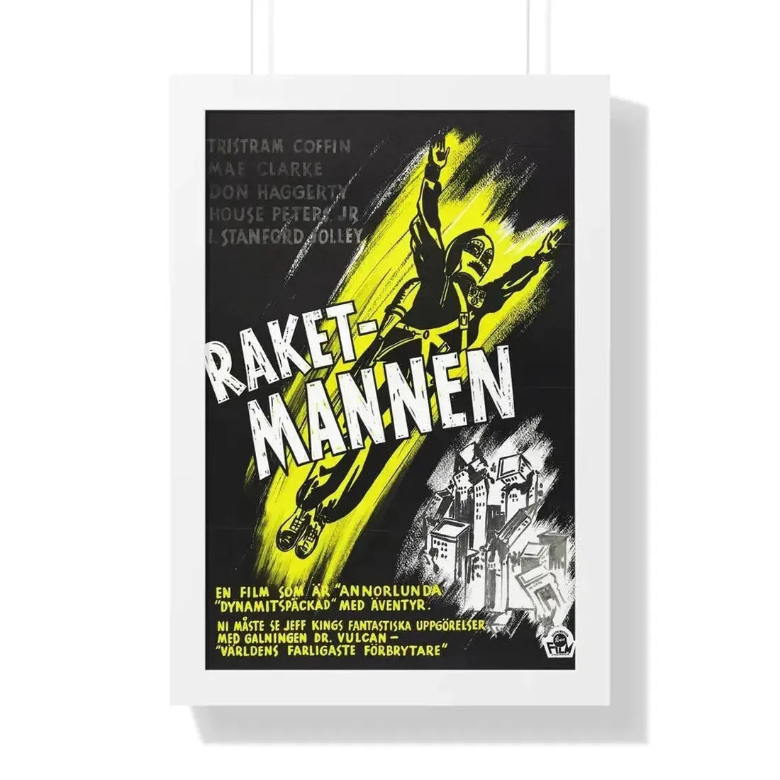 KING OF THE ROCKET MEN (2) 1949 - Framed Movie Poster - The Sticker Space