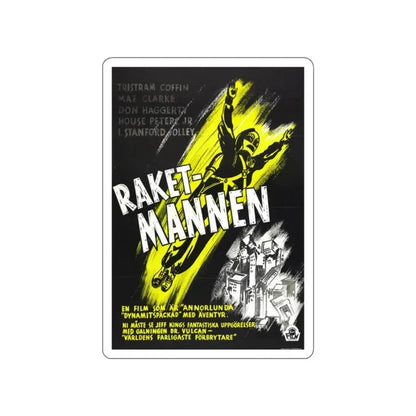 KING OF THE ROCKET MEN (2) 1949 Movie Poster STICKER Vinyl Die-Cut Decal 2 Inch - The Sticker Space