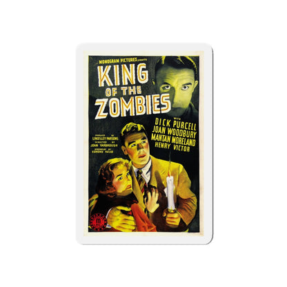 KING OF THE ZOMBIES 1941 Movie Poster - Refrigerator Magnet-3" x 3"-The Sticker Space