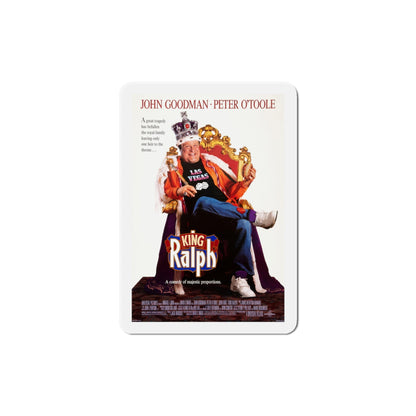 King Ralph 1991 Movie Poster Die-Cut Magnet-5" x 5"-The Sticker Space