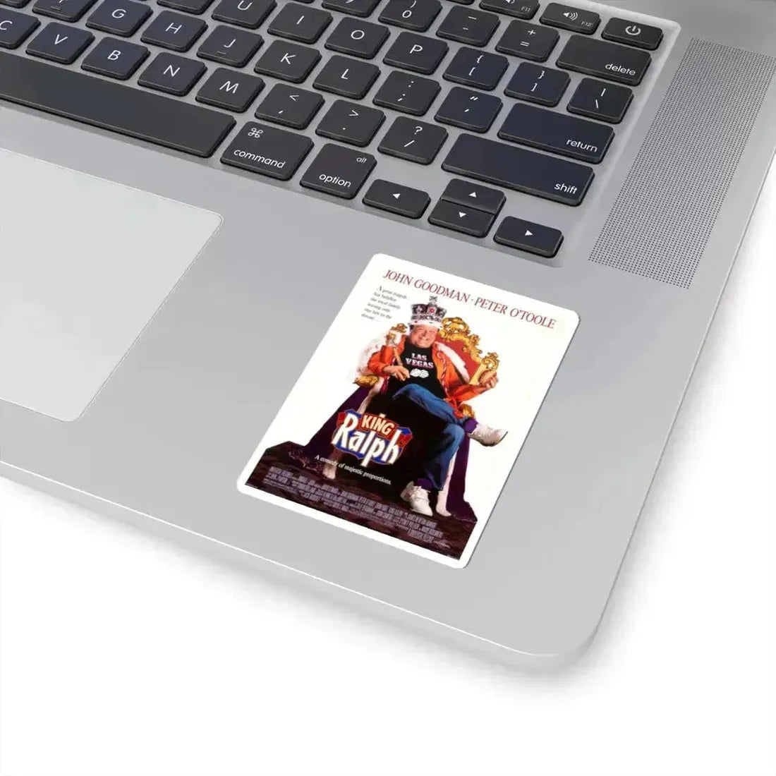 King Ralph 1991 Movie Poster - STICKER Vinyl Kiss-Cut Decal - The Sticker Space