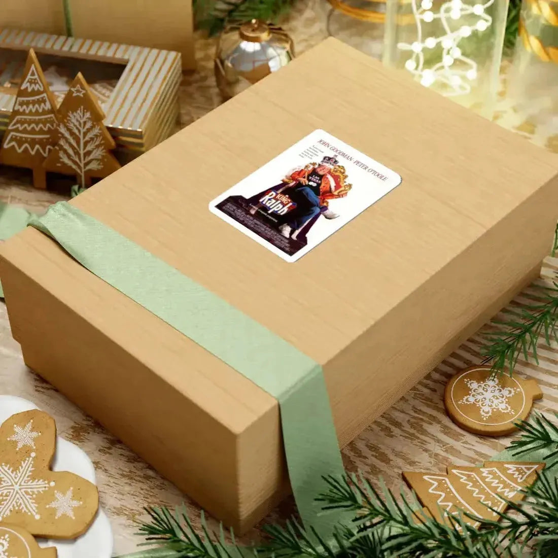 King Ralph 1991 Movie Poster - STICKER Vinyl Kiss-Cut Decal - The Sticker Space