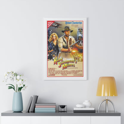 KING SOLOMONS MINES 1985 - Framed Movie Poster-The Sticker Space