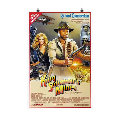 KING SOLOMONS MINES 1985 - Paper Movie Poster 16″ x 24″ Matte - The Sticker Space