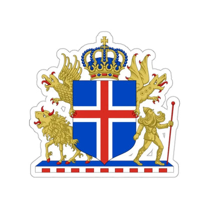 Kingdom of Iceland Coat of Arms STICKER Vinyl Die-Cut Decal - The Sticker Space