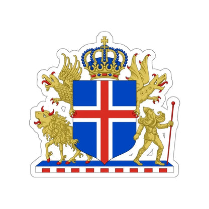 Kingdom of Iceland Coat of Arms STICKER Vinyl Die-Cut Decal - The Sticker Space