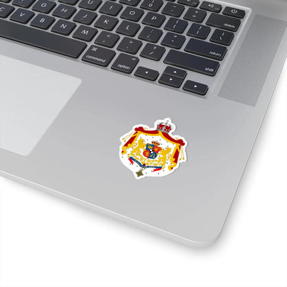 Kingdom of Romania - 1881 CoA (Oman) (Coat of Arms) STICKER Vinyl Kiss-Cut Decal - The Sticker Space