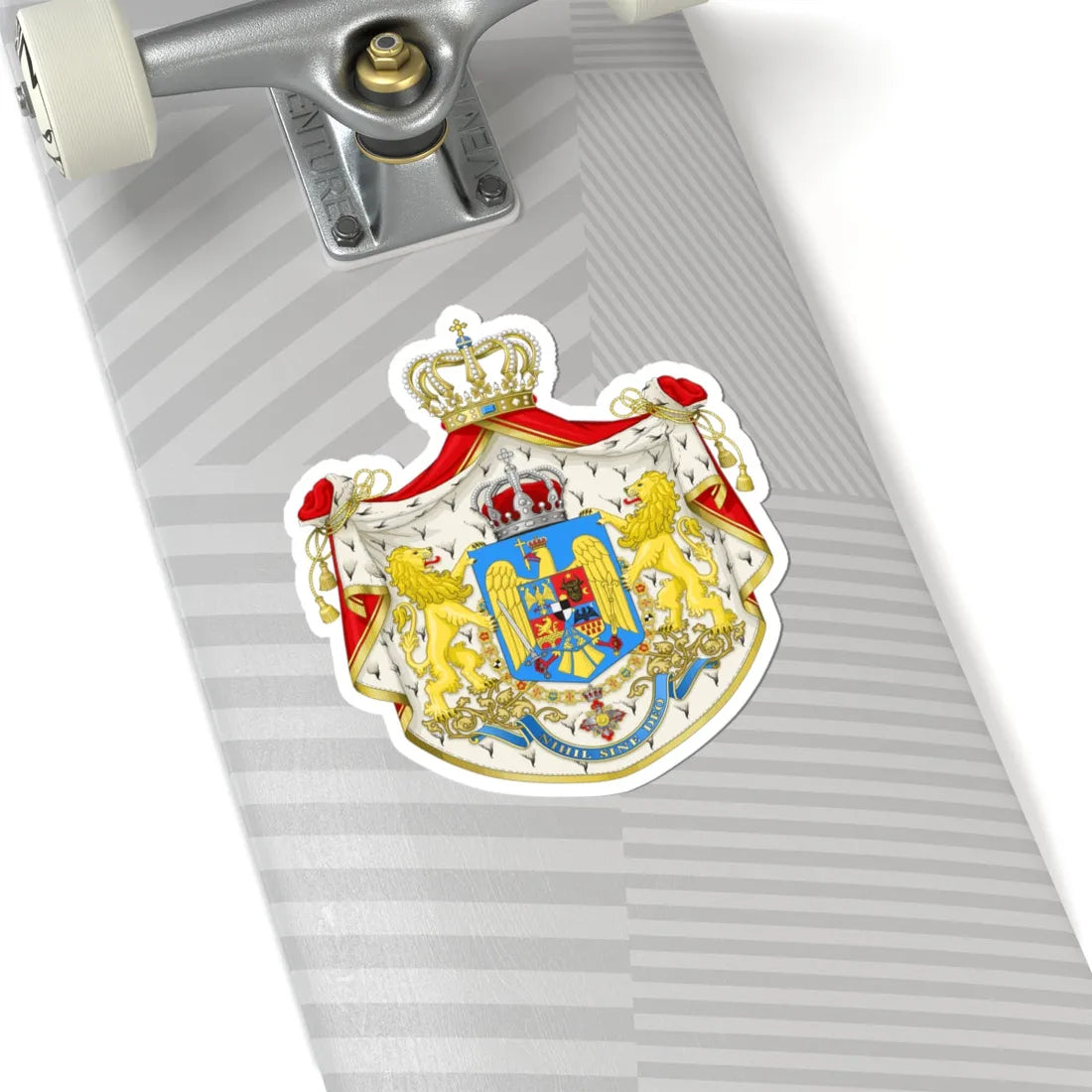 Kingdom of Romania - Big CoA (Oman) (Coat of Arms) STICKER Vinyl Kiss-Cut Decal - The Sticker Space