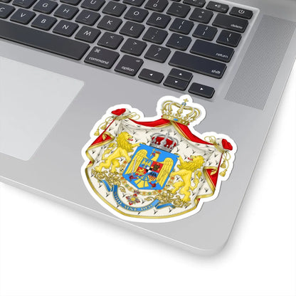 Kingdom of Romania - Big CoA (Oman) (Coat of Arms) STICKER Vinyl Kiss-Cut Decal - The Sticker Space