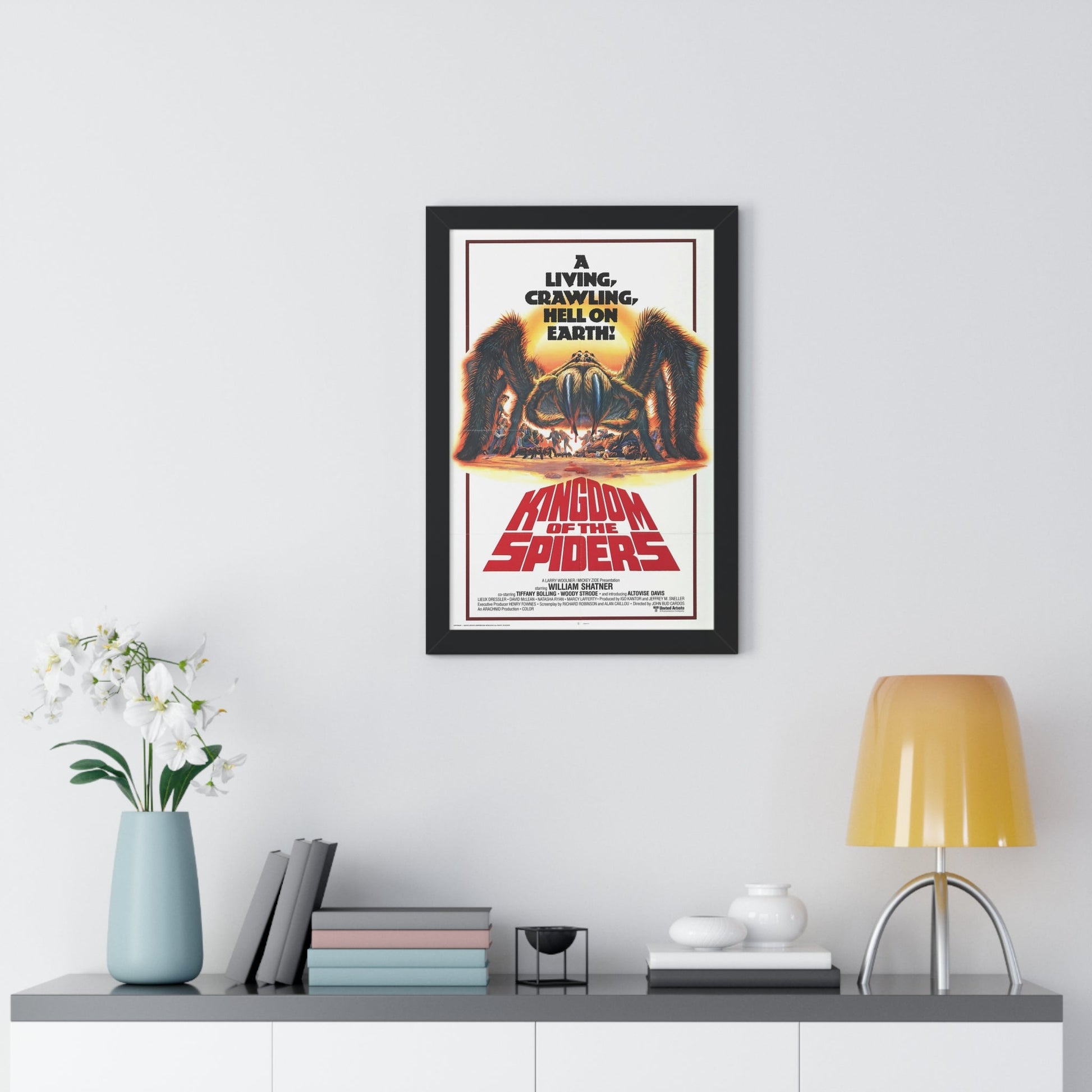 KINGDOM OF THE SPIDERS 1977 - Framed Movie Poster-The Sticker Space