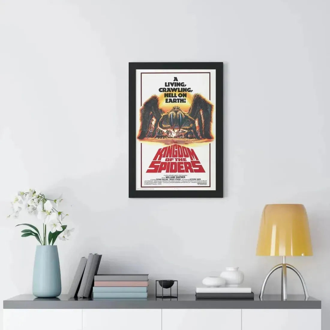 KINGDOM OF THE SPIDERS 1977 - Framed Movie Poster - The Sticker Space