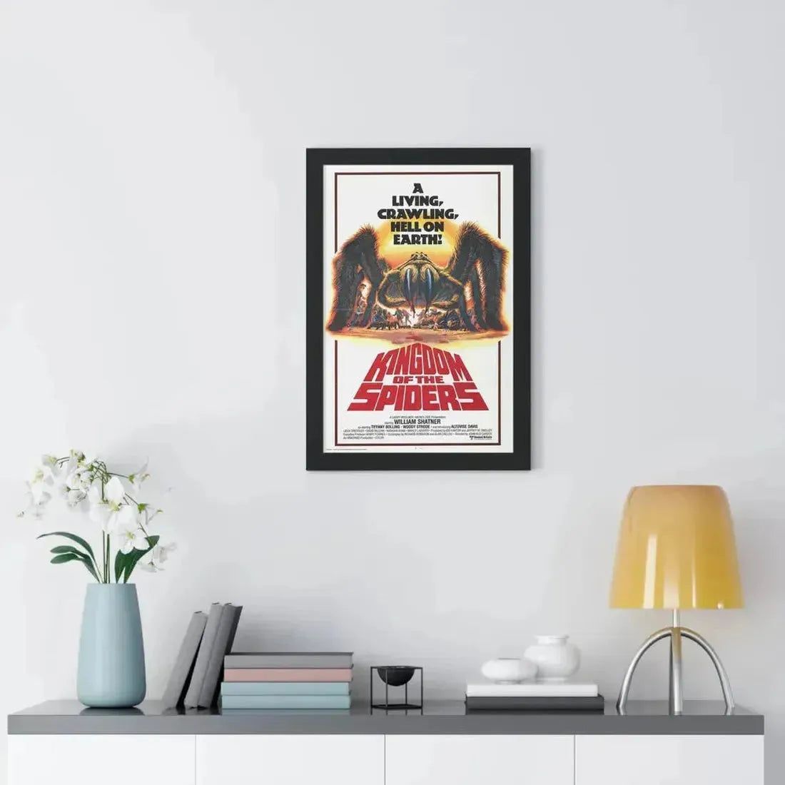 KINGDOM OF THE SPIDERS 1977 - Framed Movie Poster - The Sticker Space