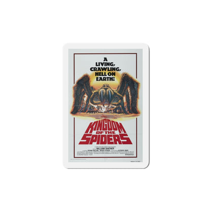 Kingdom of the Spiders 1977 Movie Poster Die-Cut Magnet-5 Inch-The Sticker Space