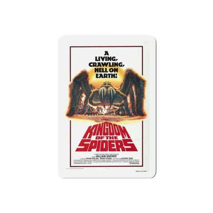 KINGDOM OF THE SPIDERS 1977 Movie Poster - Refrigerator Magnet 6 Inch Die-Cut - The Sticker Space