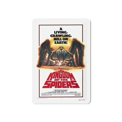 KINGDOM OF THE SPIDERS 1977 Movie Poster - Refrigerator Magnet - The Sticker Space