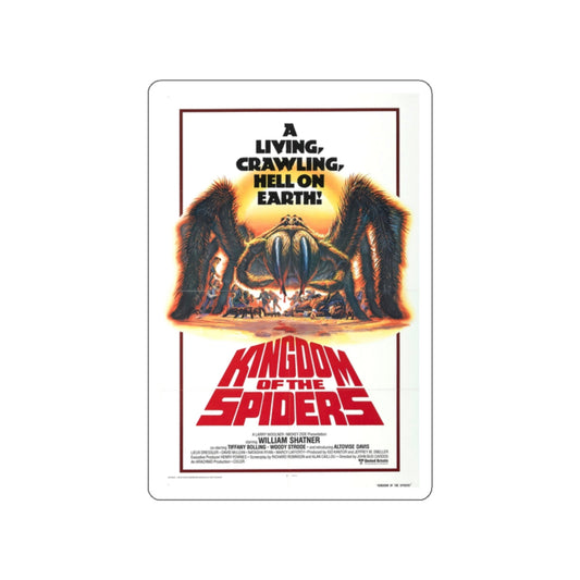 KINGDOM OF THE SPIDERS 1977 Movie Poster STICKER Vinyl Die-Cut Decal-2 Inch-The Sticker Space