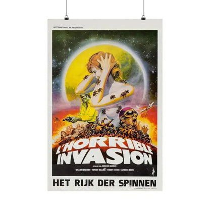 KINGDOM OF THE SPIDERS (BELGIAN) 1977 - Paper Movie Poster 20″ x 30″ Matte - The Sticker Space