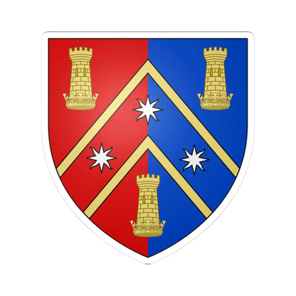 Kings College Auckland coat of arms (New Zealand) (Coat of Arms) STICKER Vinyl Kiss-Cut Decal 3 Inch White - The Sticker Space