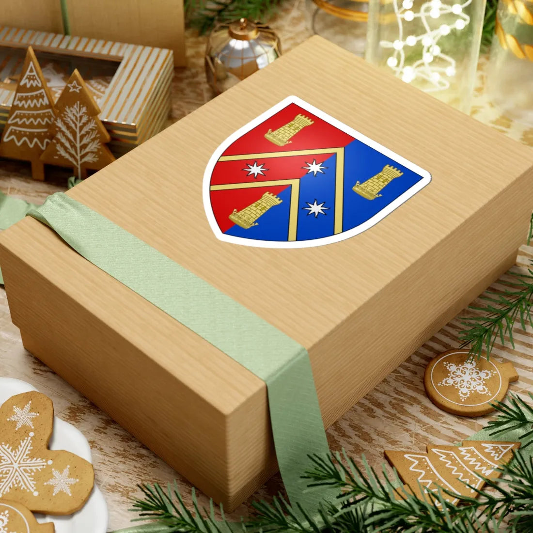 Kings College Auckland coat of arms (New Zealand) (Coat of Arms) STICKER Vinyl Kiss-Cut Decal - The Sticker Space