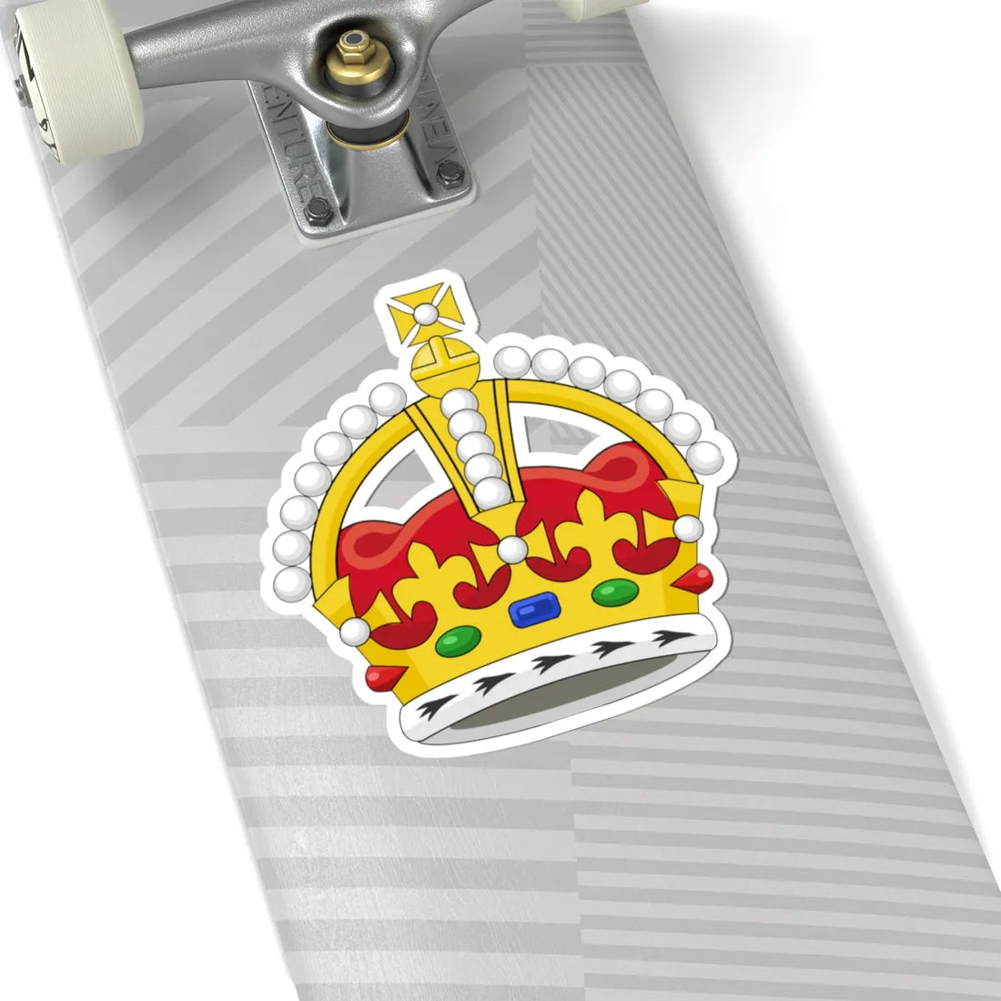 Kings Crown (United Kingdom) (Coat of Arms) STICKER Vinyl Kiss-Cut Decal - The Sticker Space