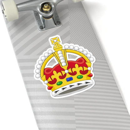Kings Crown (United Kingdom) (Coat of Arms) STICKER Vinyl Kiss-Cut Decal - The Sticker Space
