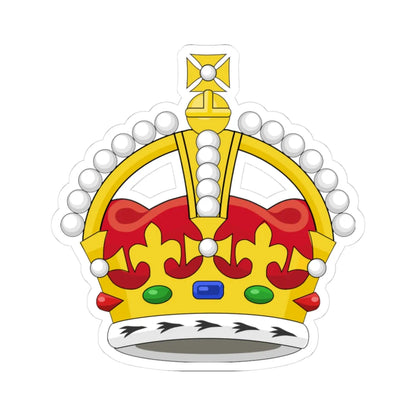Kings Crown (United Kingdom) (Coat of Arms) STICKER Vinyl Kiss-Cut Decal - The Sticker Space
