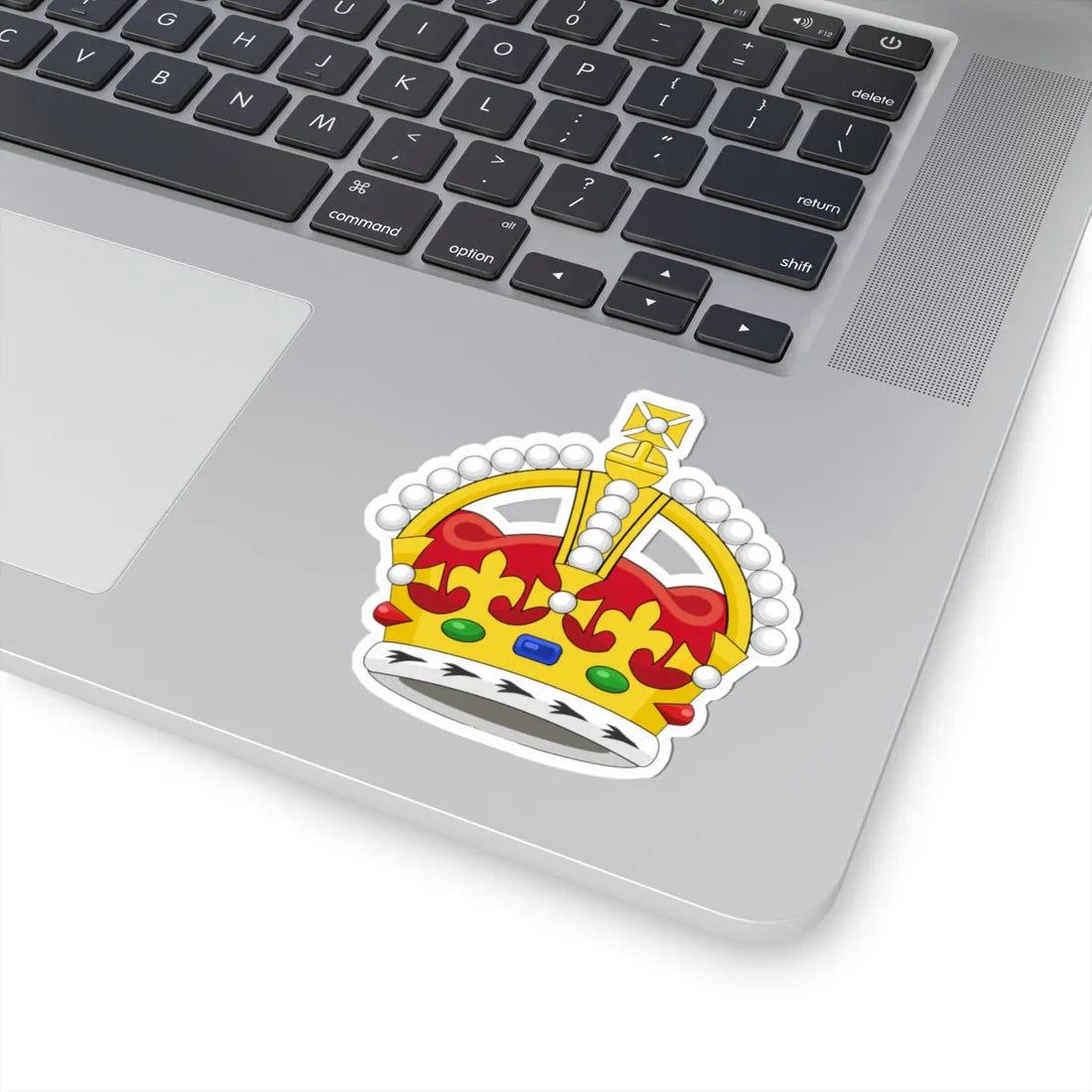 Kings Crown (United Kingdom) (Coat of Arms) STICKER Vinyl Kiss-Cut Decal - The Sticker Space