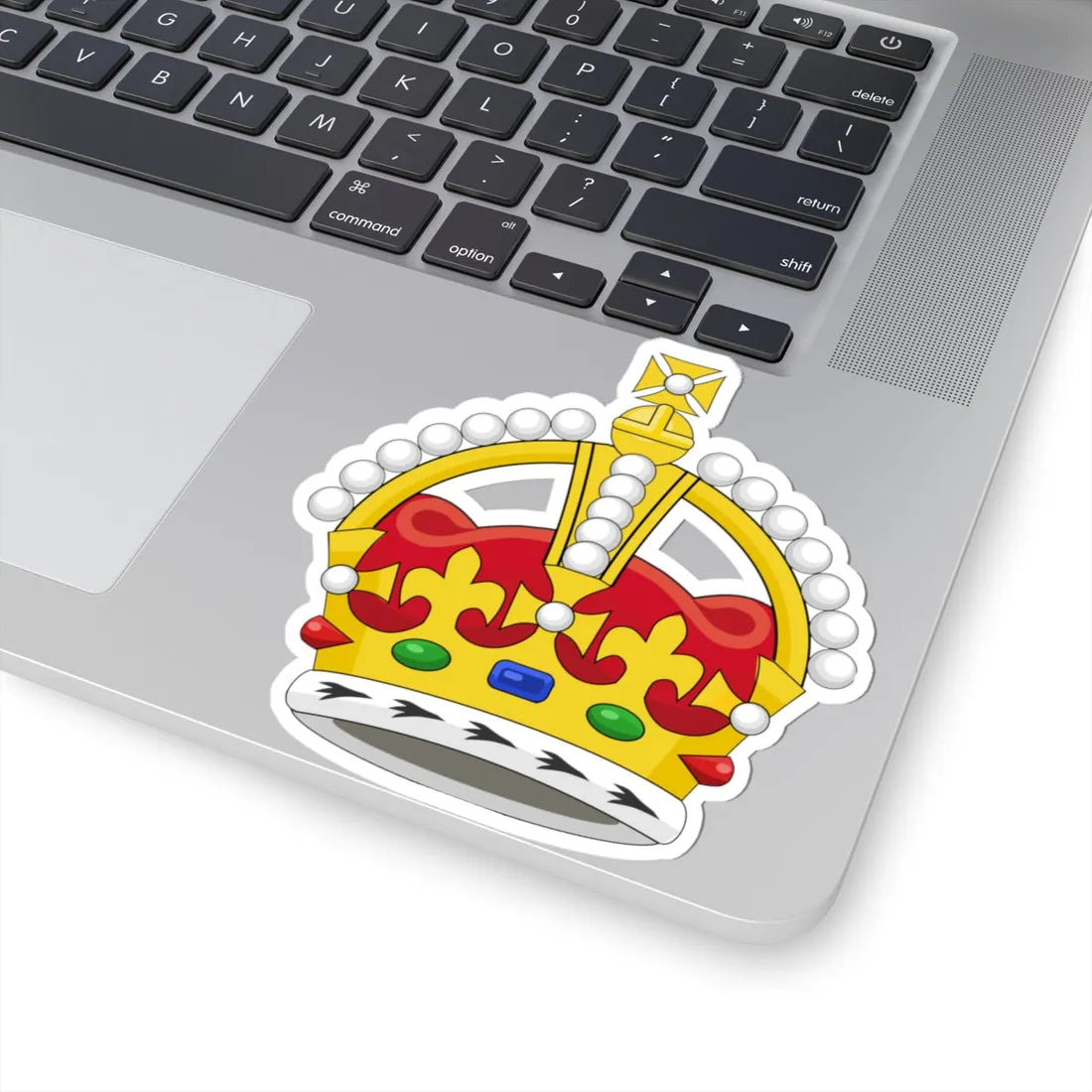 Kings Crown (United Kingdom) (Coat of Arms) STICKER Vinyl Kiss-Cut Decal - The Sticker Space