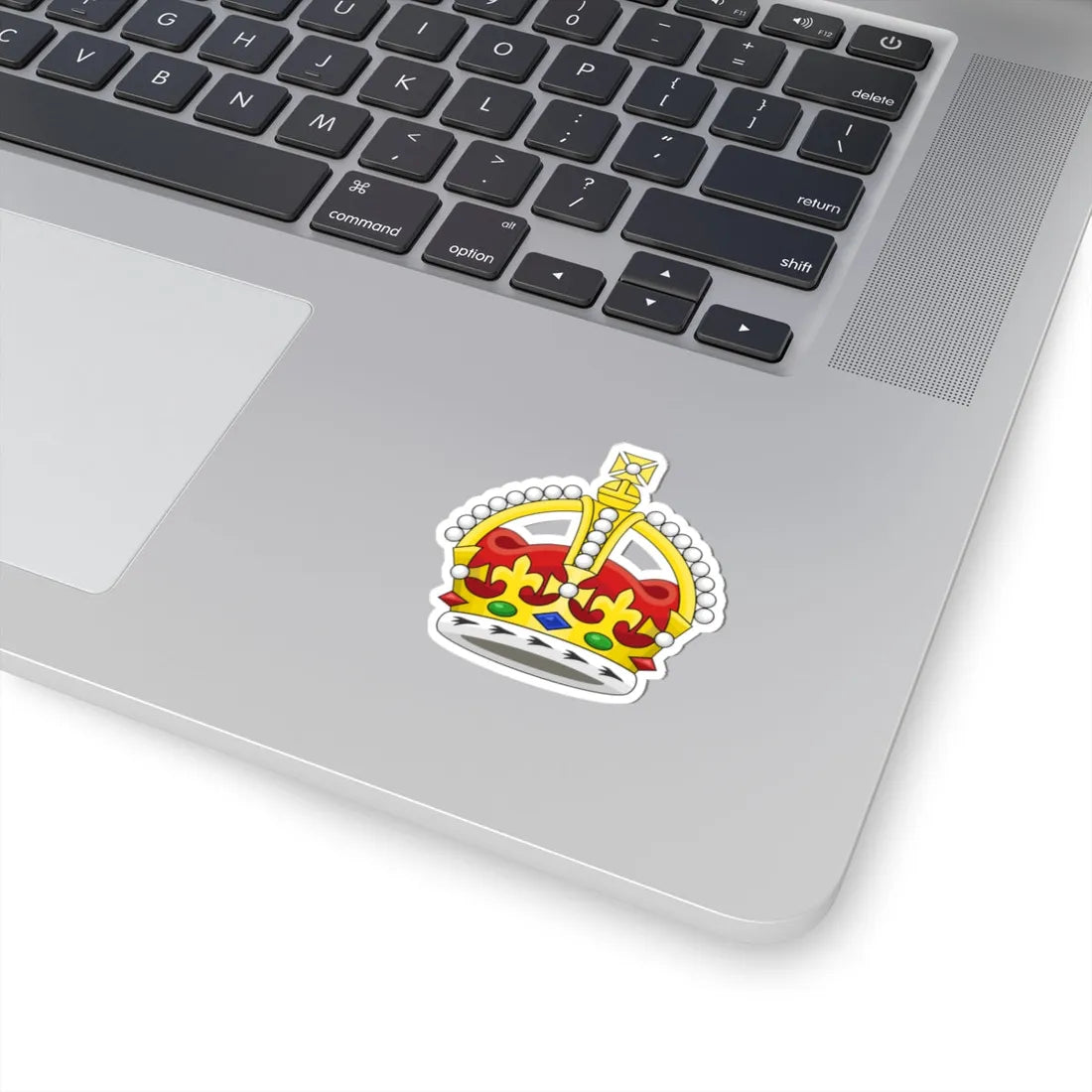 Kings Crown variant (United Kingdom) (Coat of Arms) STICKER Vinyl Kiss-Cut Decal - The Sticker Space
