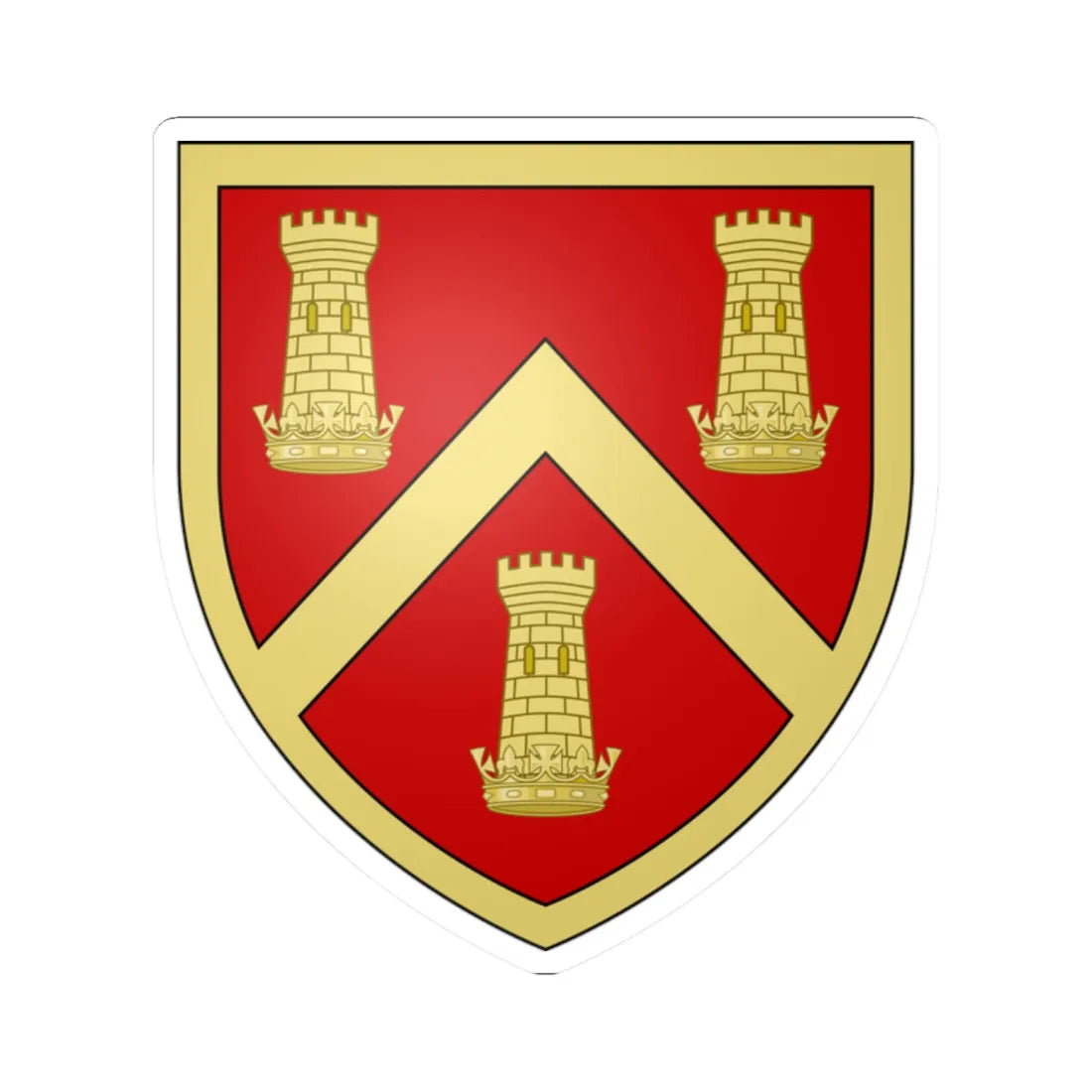 Kings School New Zealand Coat of Arms (New Zealand) (Coat of Arms) STICKER Vinyl Kiss-Cut Decal 2 Inch White - The Sticker Space