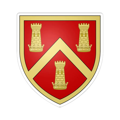 Kings School New Zealand Coat of Arms (New Zealand) (Coat of Arms) STICKER Vinyl Kiss-Cut Decal 6 Inch White - The Sticker Space