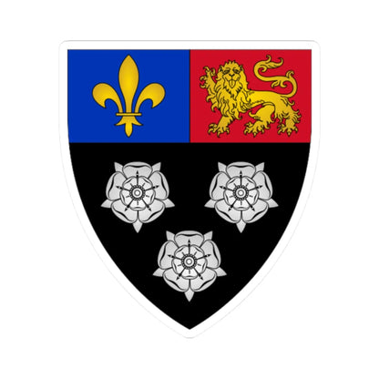 Kingscollegearms (England) (Coat of Arms) STICKER Vinyl Kiss-Cut Decal 2 Inch White - The Sticker Space