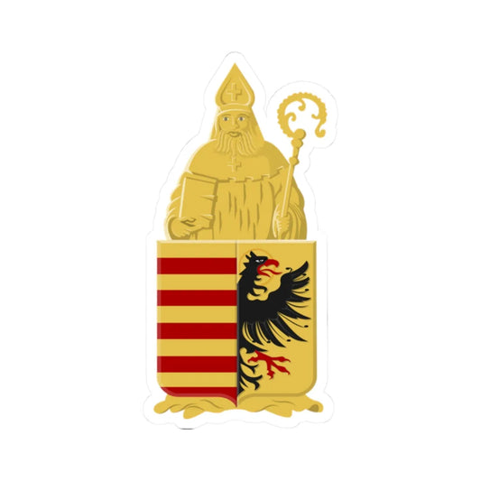 Kinrooi wapen1 (Belgium) (Coat of Arms) STICKER Vinyl Kiss-Cut Decal 2 Inch White - The Sticker Space