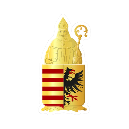 Kinrooi wapen2 (Belgium) (Coat of Arms) STICKER Vinyl Kiss-Cut Decal 2 Inch White - The Sticker Space