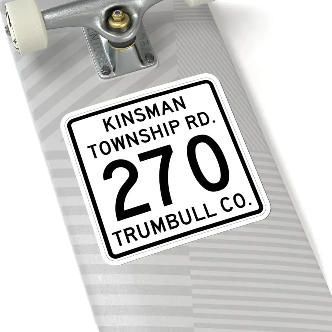Kinsman Township Route 270 Trumbull County Ohio (Ohio) (Road Sign) STICKER Vinyl Kiss-Cut Decal - The Sticker Space