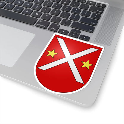 Kippel-coat of arms (Switzerland) (Coat of Arms) STICKER Vinyl Kiss-Cut Decal - The Sticker Space
