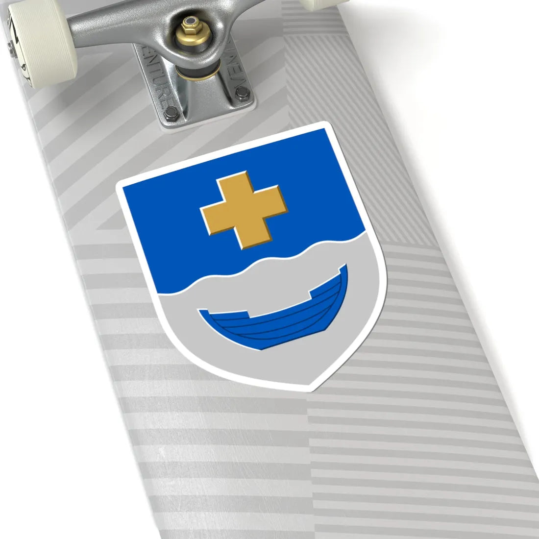 Kirkkonummi.vaakuna (Finland) (Coat of Arms) STICKER Vinyl Kiss-Cut Decal - The Sticker Space