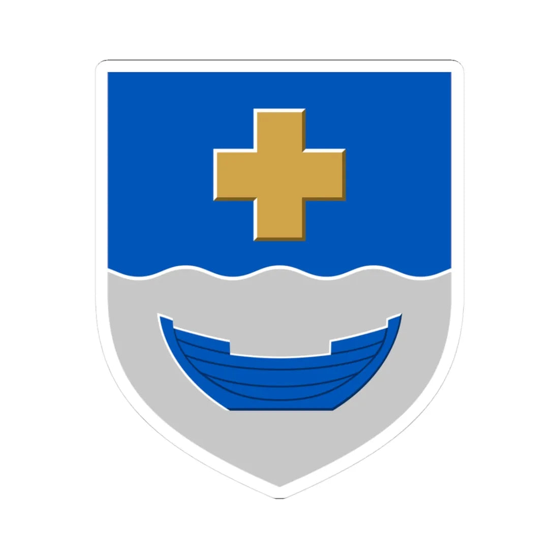 Kirkkonummi.vaakuna (Finland) (Coat of Arms) STICKER Vinyl Kiss-Cut Decal - The Sticker Space