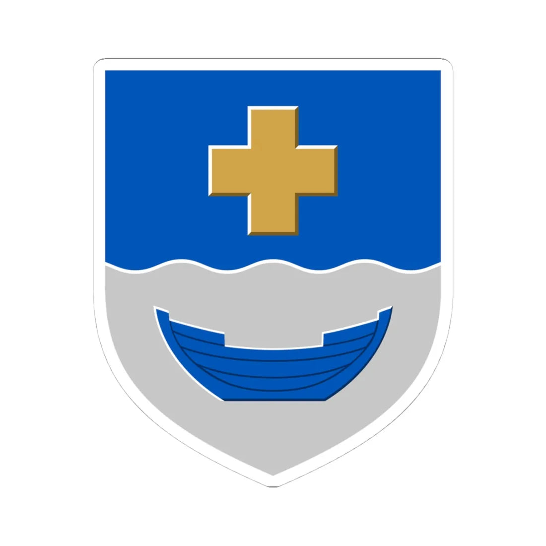 Kirkkonummi.vaakuna (Finland) (Coat of Arms) STICKER Vinyl Kiss-Cut Decal - The Sticker Space