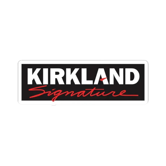 Kirkland Signature (Costco brand) (Logo) STICKER Vinyl Kiss-Cut Decal 2 Inch White - The Sticker Space