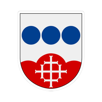 Kisa församling vapen (Sweden) (Coat of Arms) STICKER Vinyl Kiss-Cut Decal 3 Inch White - The Sticker Space
