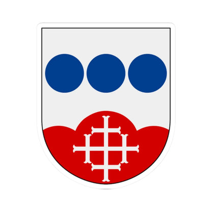 Kisa församling vapen (Sweden) (Coat of Arms) STICKER Vinyl Kiss-Cut Decal - The Sticker Space