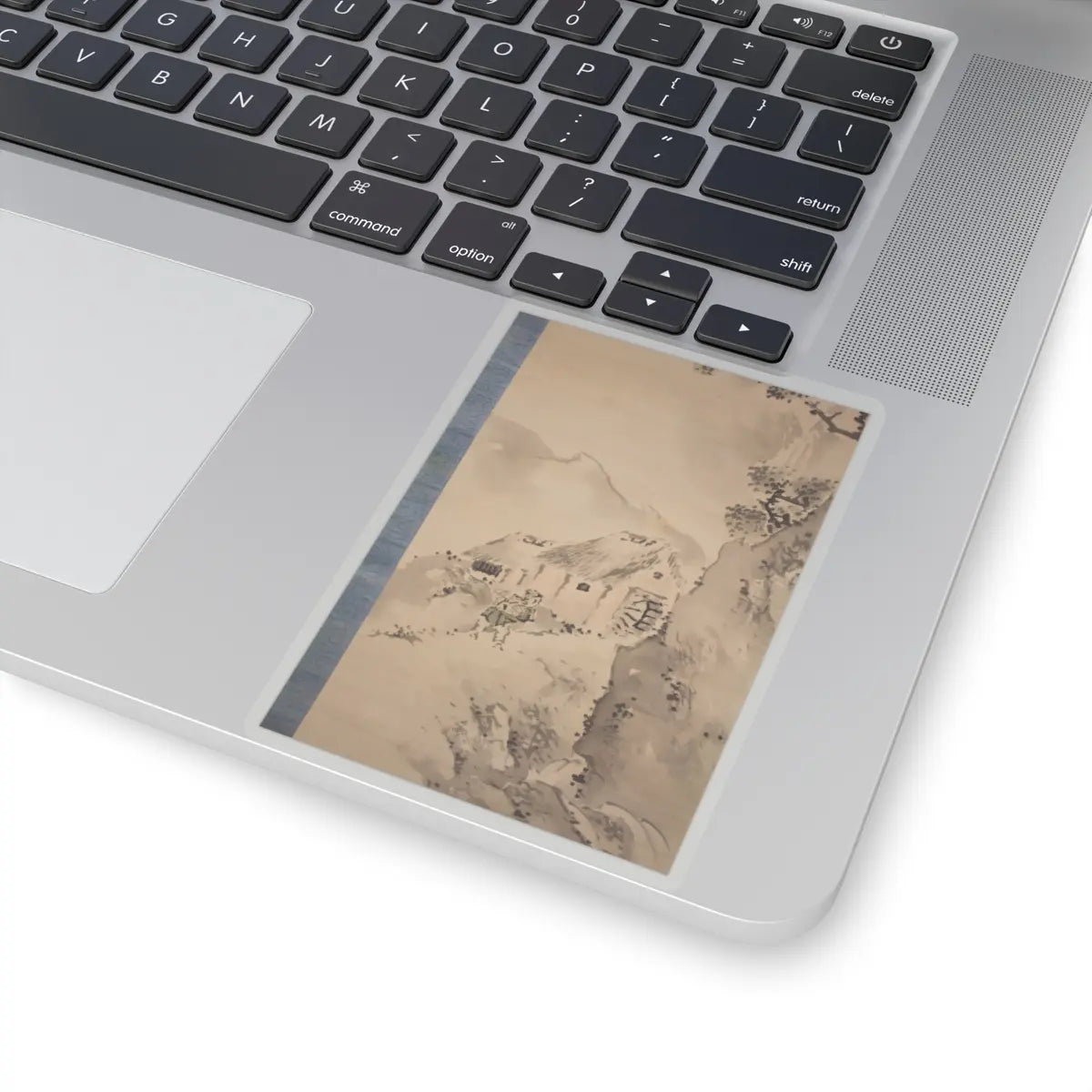 Kishi Ganryo - Watermill in the Mountains - 19th century v4 - STICKER Vinyl Kiss-Cut Decal