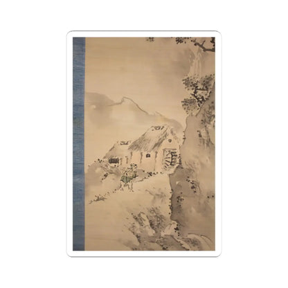 Kishi Ganryo - Watermill in the Mountains - 19th century v4 - STICKER Vinyl Kiss-Cut Decal