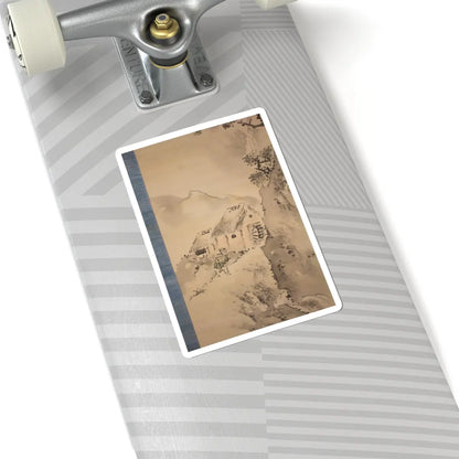 Kishi Ganryo - Watermill in the Mountains - 19th century v4 - STICKER Vinyl Kiss-Cut Decal