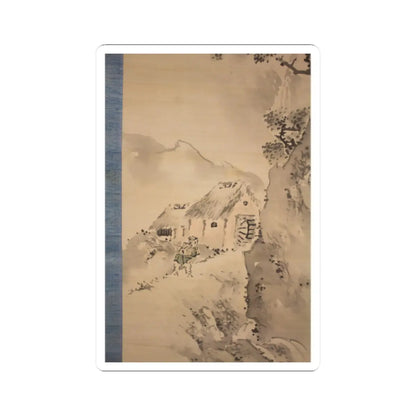 Kishi Ganryo - Watermill in the Mountains - 19th century v4 - STICKER Vinyl Kiss-Cut Decal