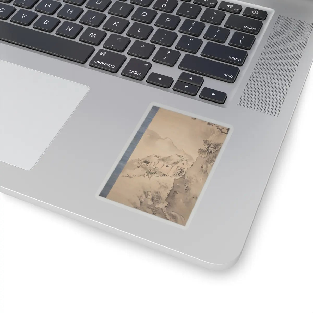 Kishi Ganryo - Watermill in the Mountains - 19th century v4 - STICKER Vinyl Kiss-Cut Decal