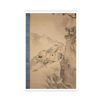 Kishi Ganryo - Watermill in the Mountains - 19th century v4 - STICKER Vinyl Kiss-Cut Decal